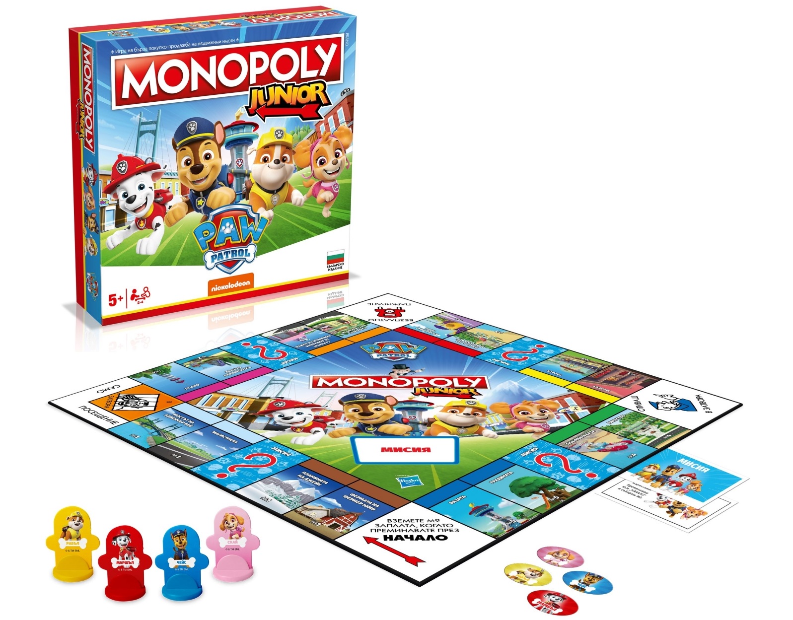  Настолна игра Monopoly Junior: Paw Patrol (българско издание) - Детска