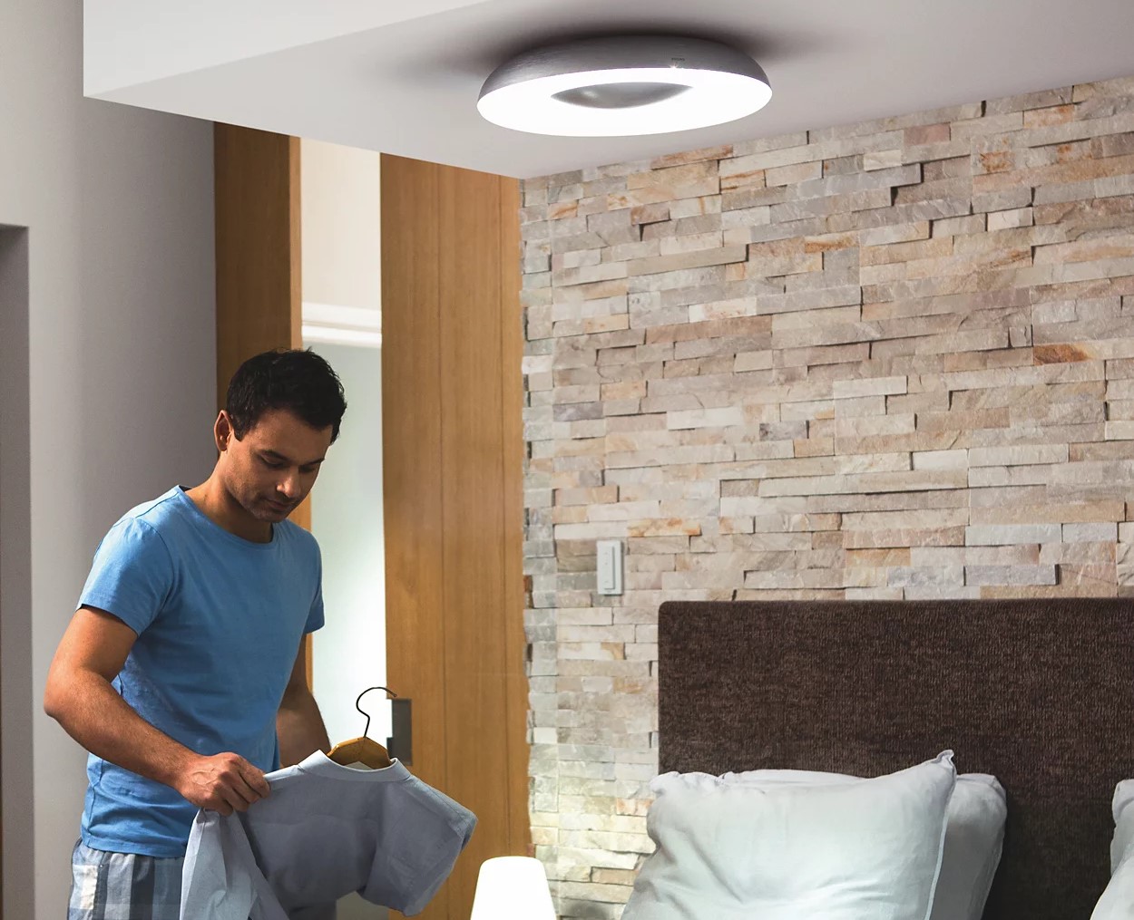  LED ceiling light Philips Hue Still IP20 22.5W dimmable Aluminum