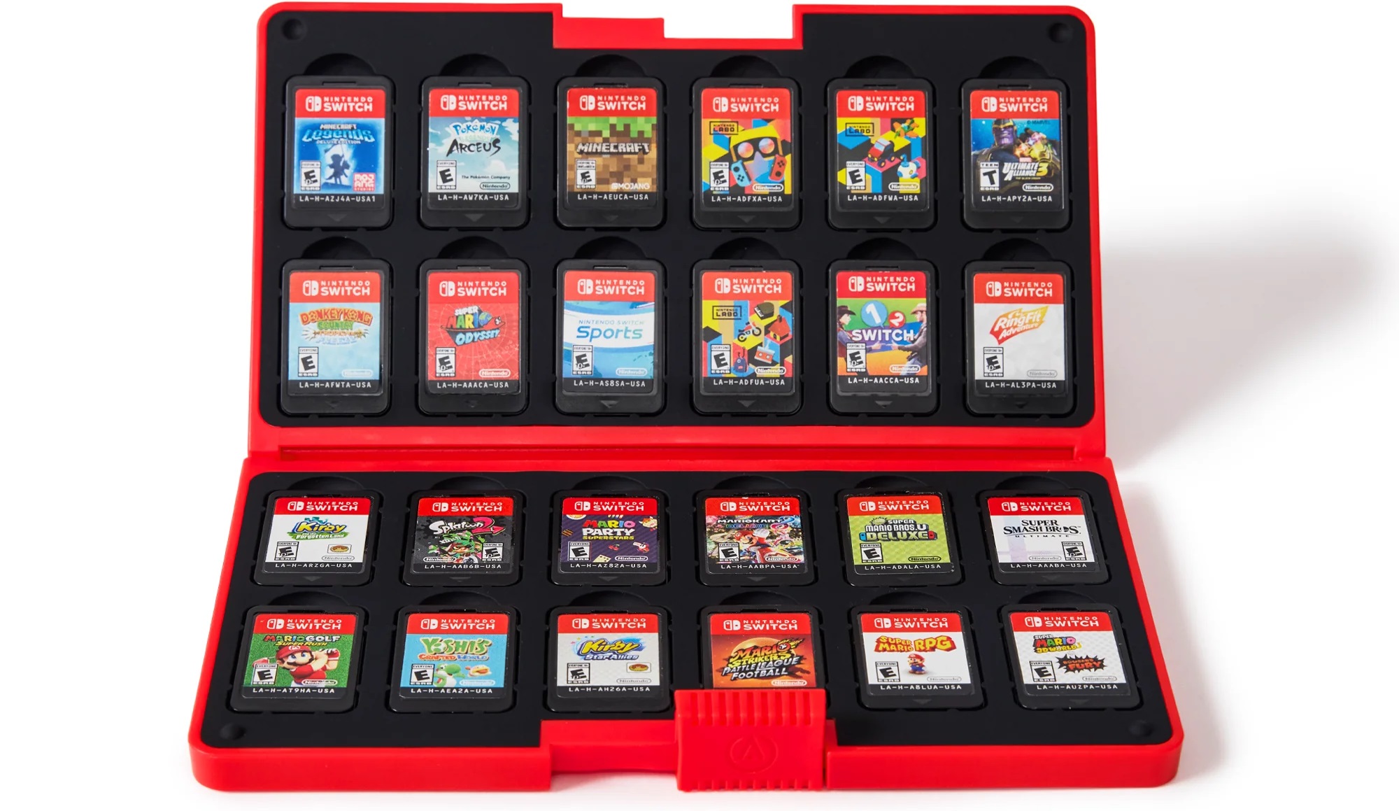 Cutie pentru carduri de memorie PowerA - Game Card Case XL, Heroes