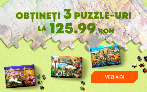 Obțineți 3 puzzle-uri la 125.99 ron.