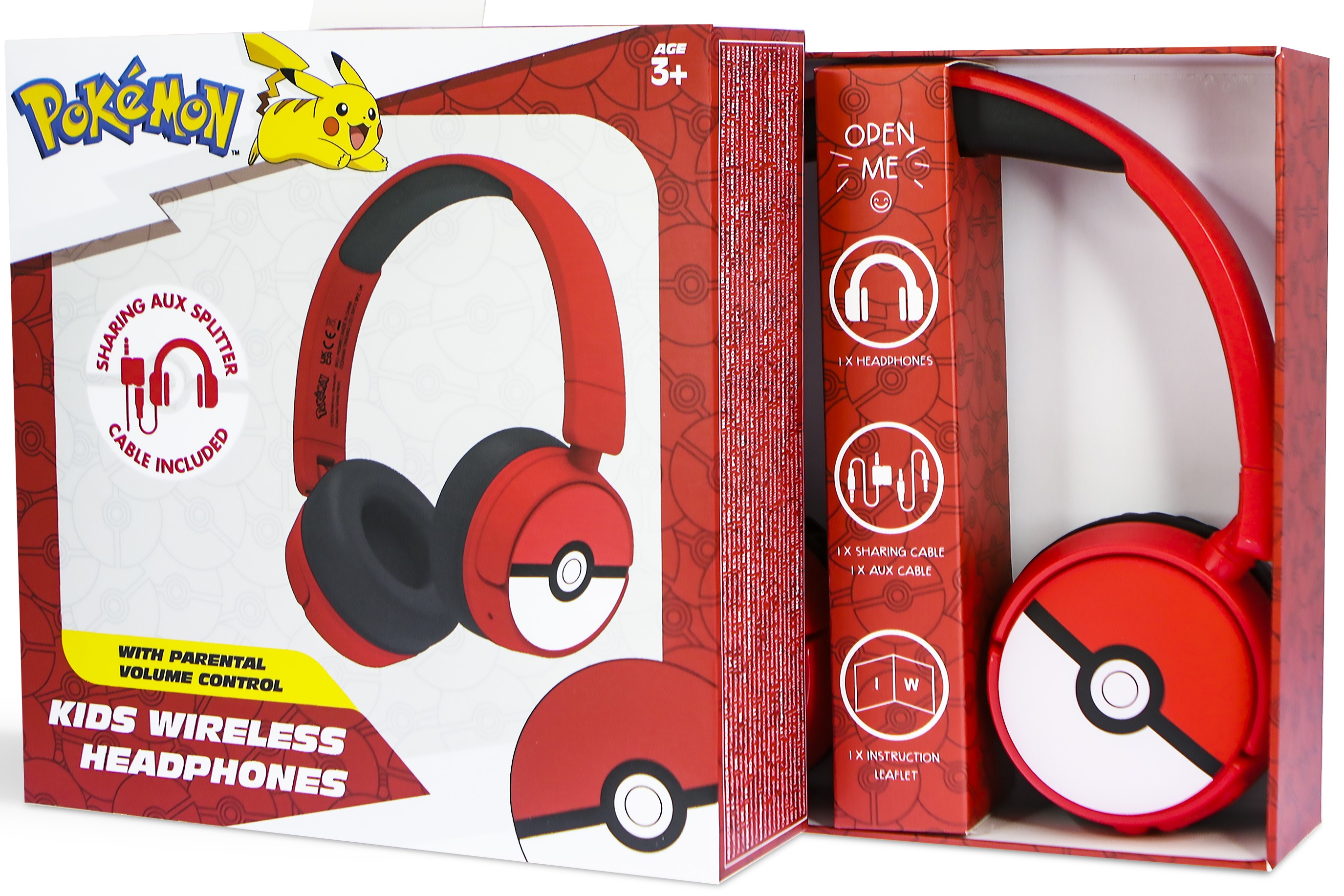  Children's headphones OTL Technologies Pokemon Pokeball red