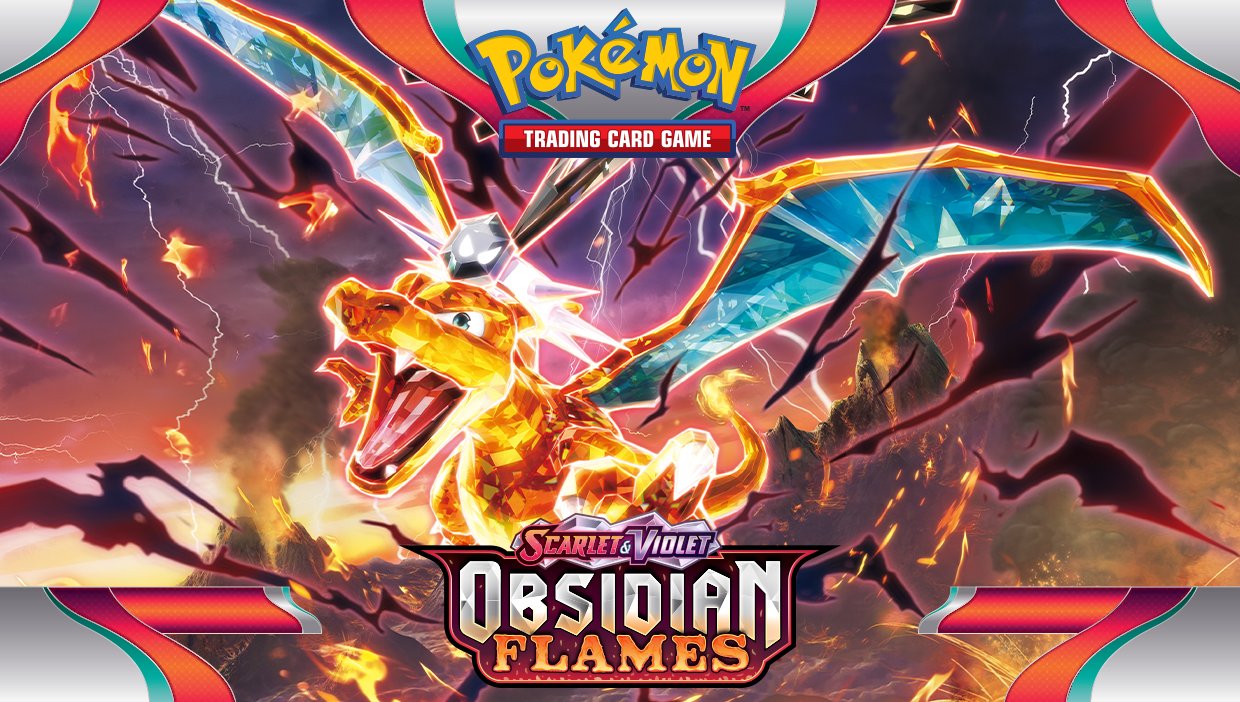 Pokemon TCG: Scarlet & Violet 3 Obsidian Flames 3 Pack Blister - Houndstone 