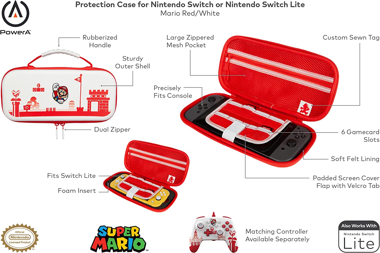 Защитен калъф PowerA - Nintendo Switch/Lite/OLED, Pokémon: Sweet Friends