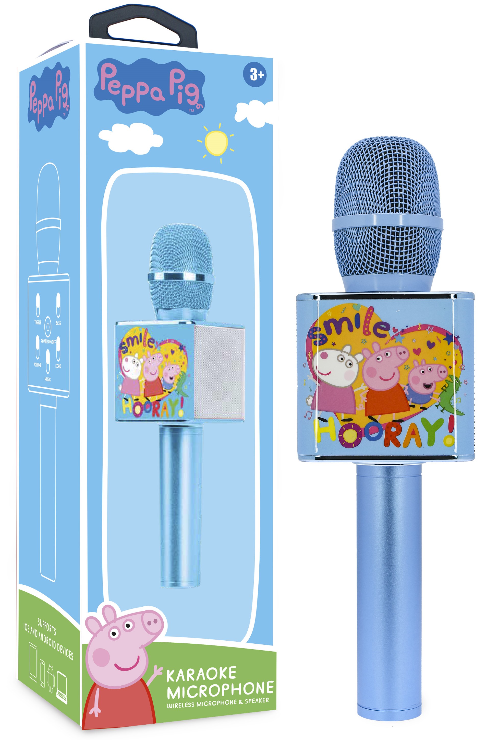  Microphone OTL Technologies Peppa Pig Karaoke blue