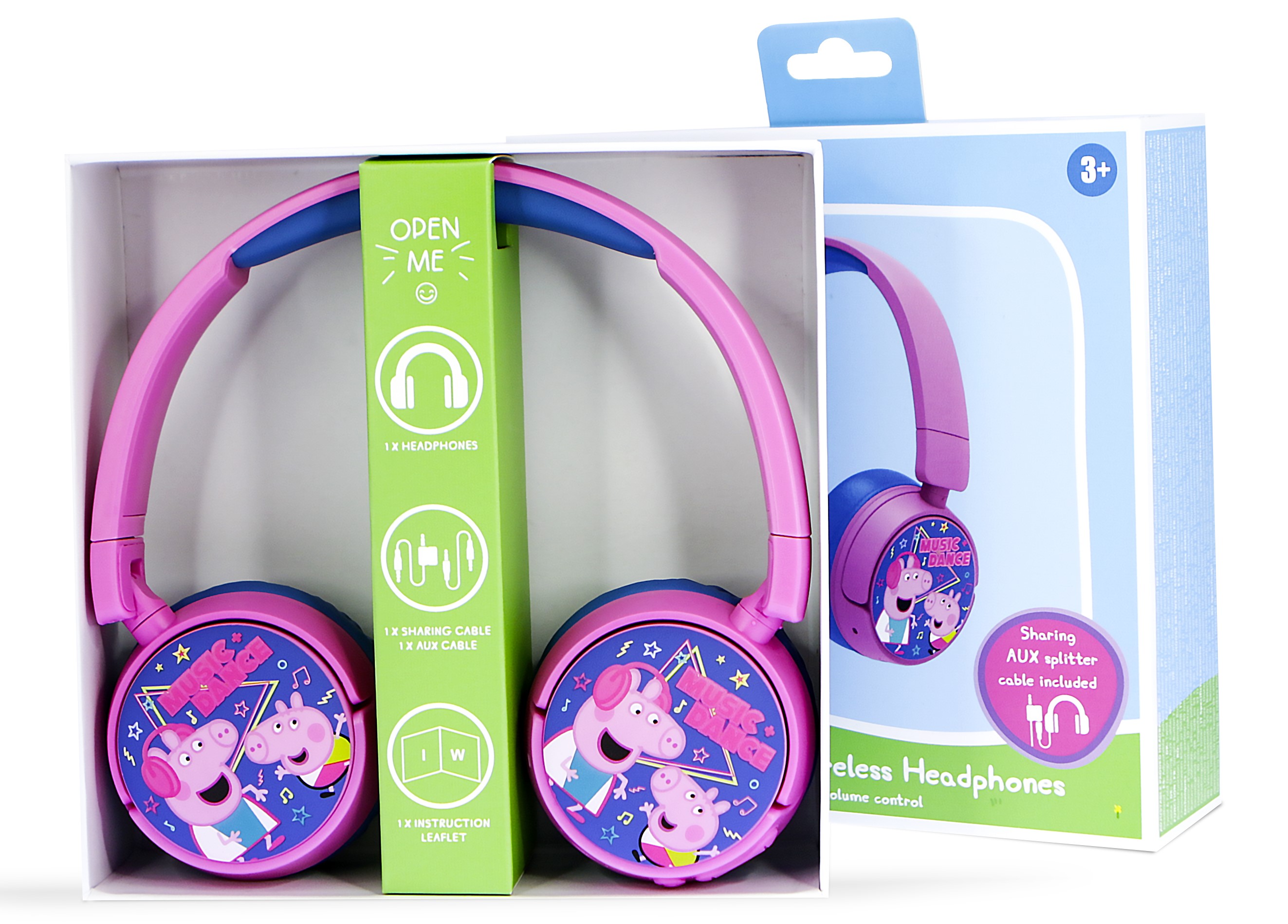  Children's headphones OTL Technologies Peppa Pig Dance Wireless Pink/Blue