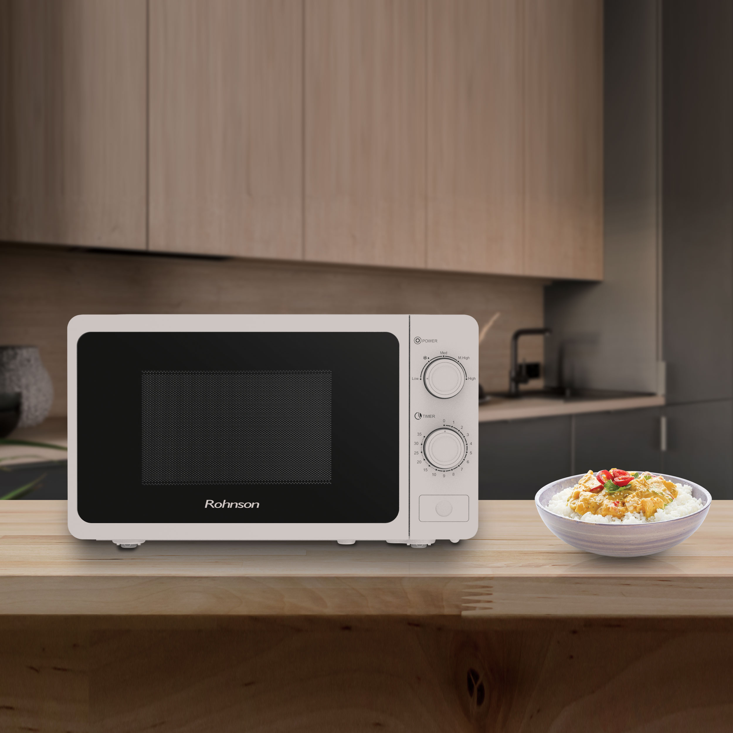       Microwave oven  Rohnson - R-2021, 700W, 20 l, white