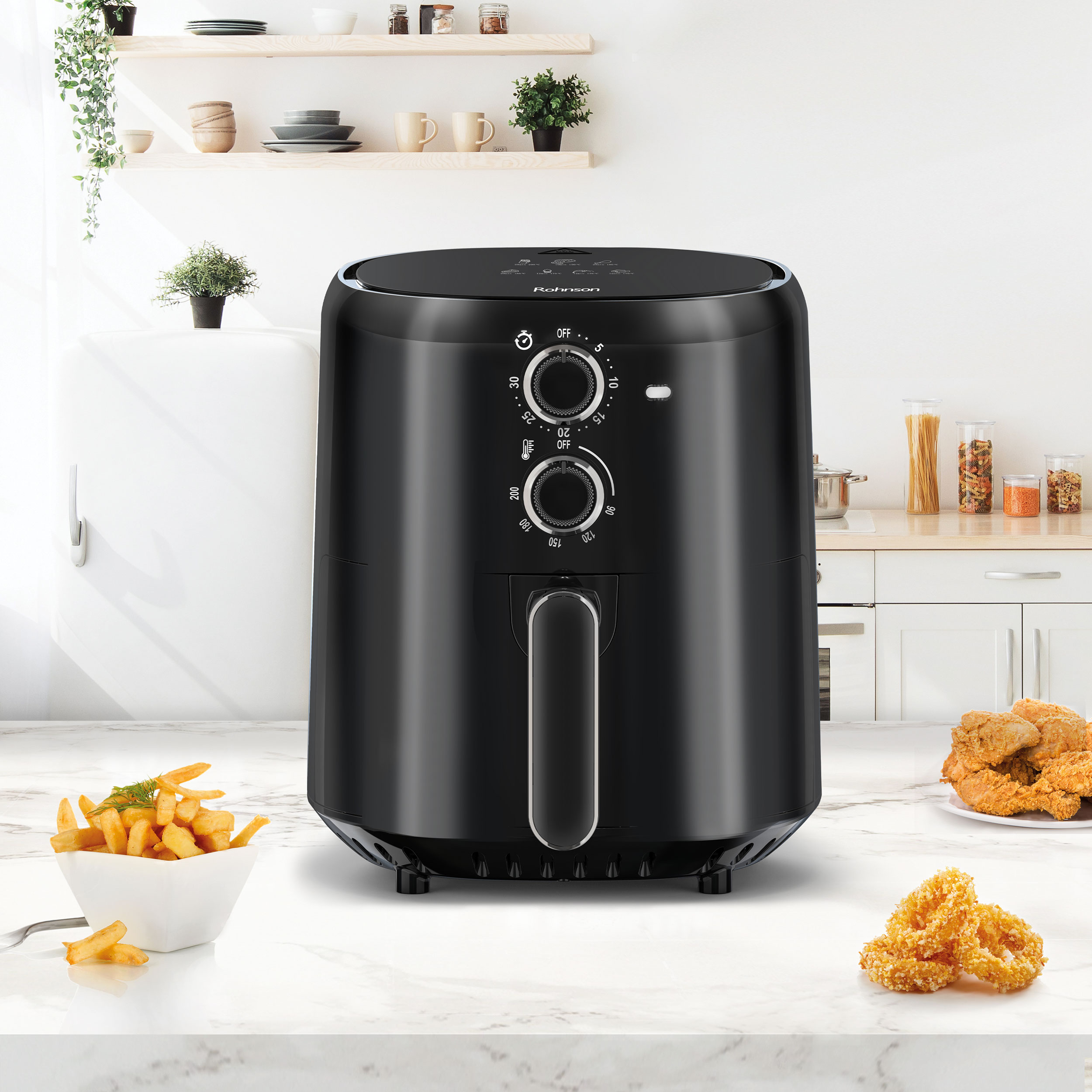      Hot air fryer Rohnson - R-2811, 1500W, 3.5 l, black