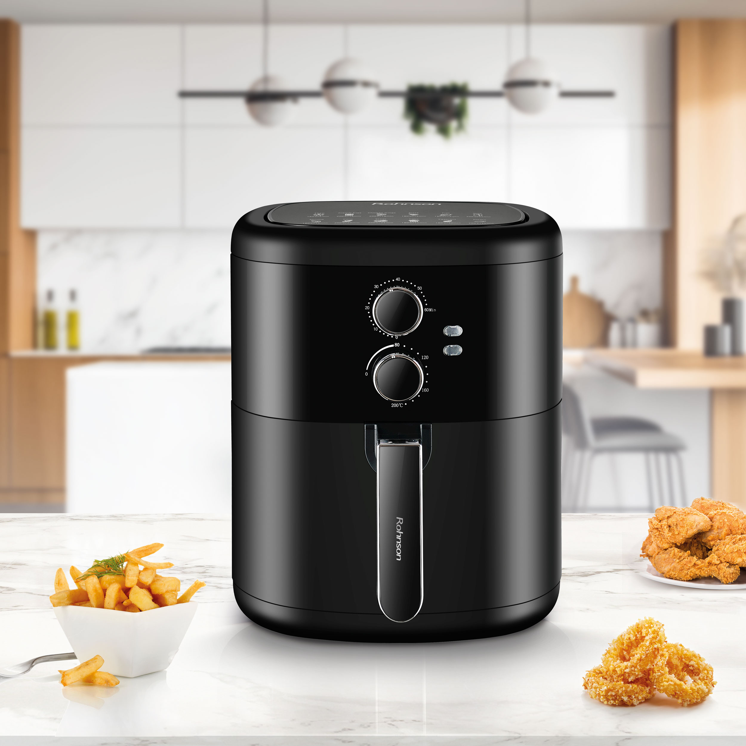      Hot air fryer Rohnson - R-2821, 1500W, 6 l, black