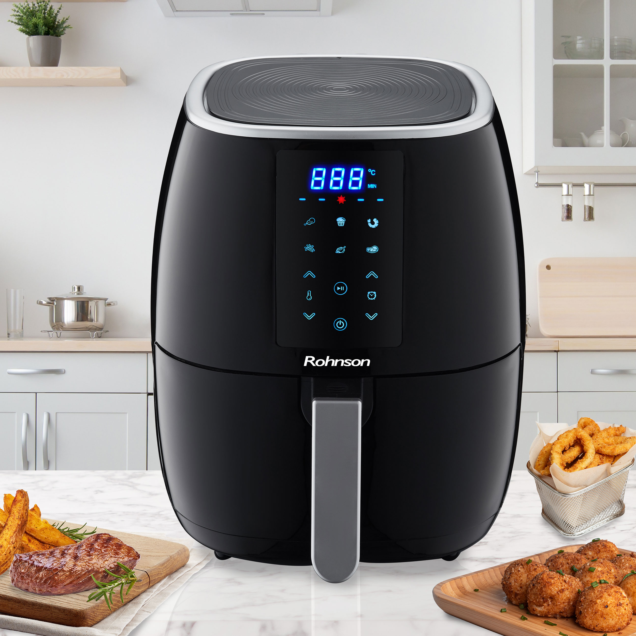      Hot air fryer Rohnson - R-2837, 1500W, 5 l, black