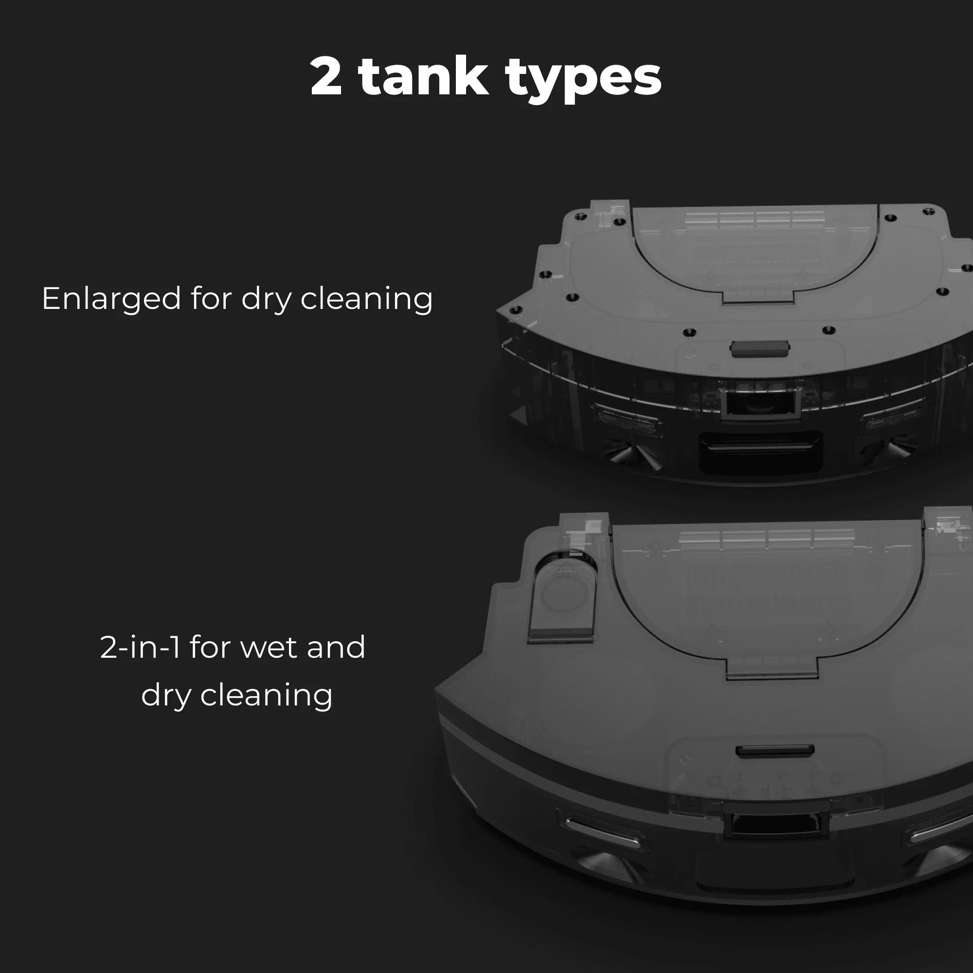 Robot vacuum cleaner AENO - RC5S, black