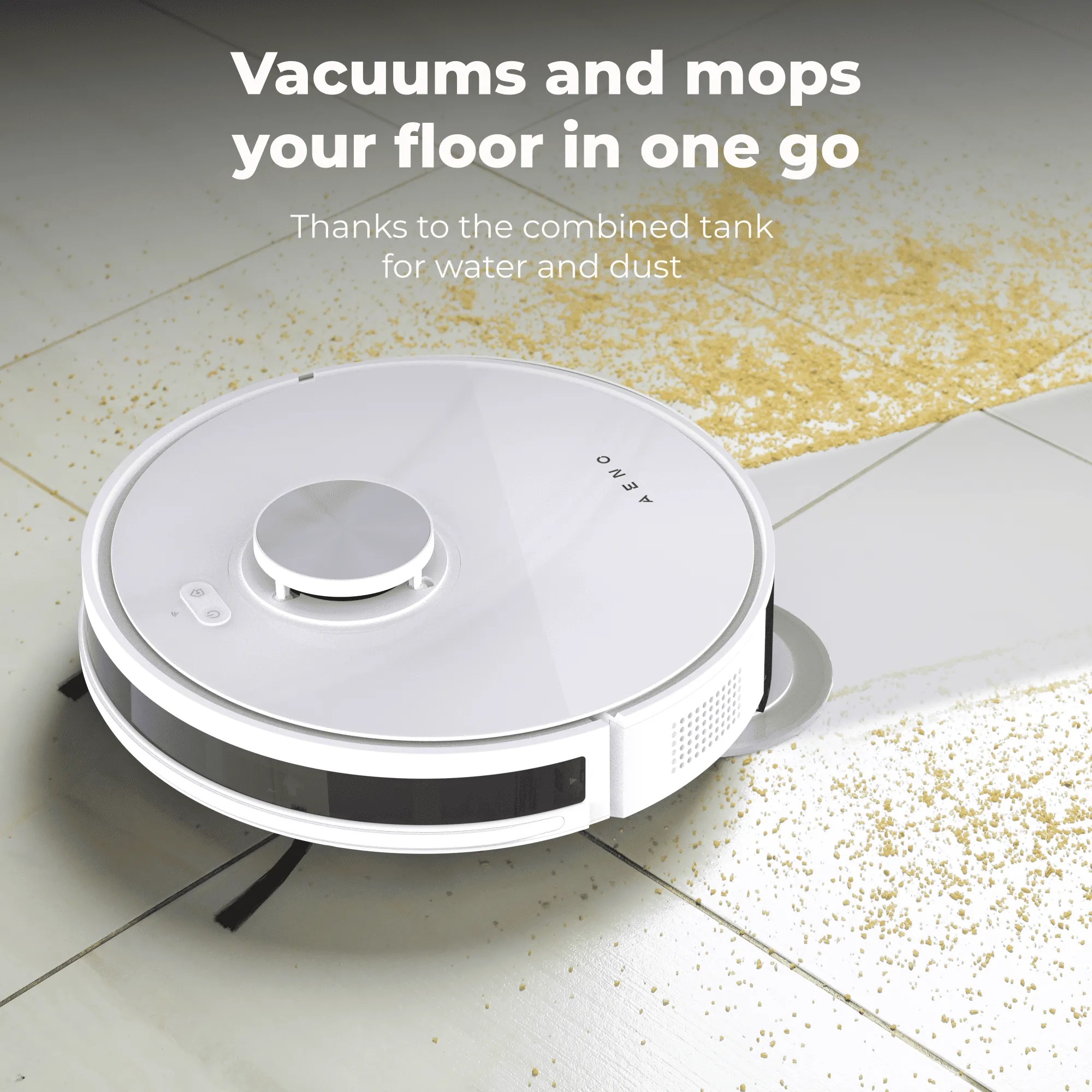 Robot vacuum cleaner AENO - RC6S, white