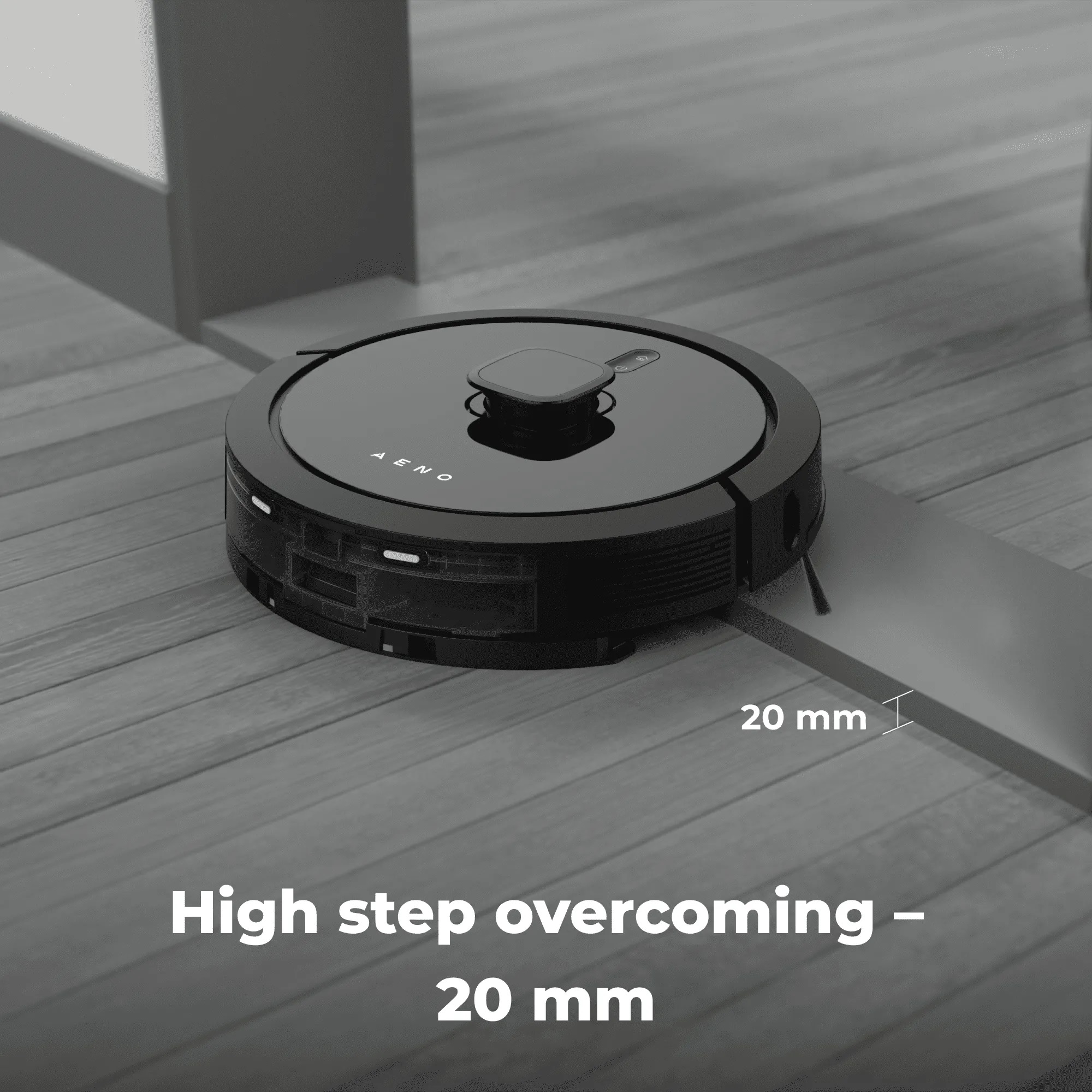 Robot vacuum cleaner AENO - RC7S, black