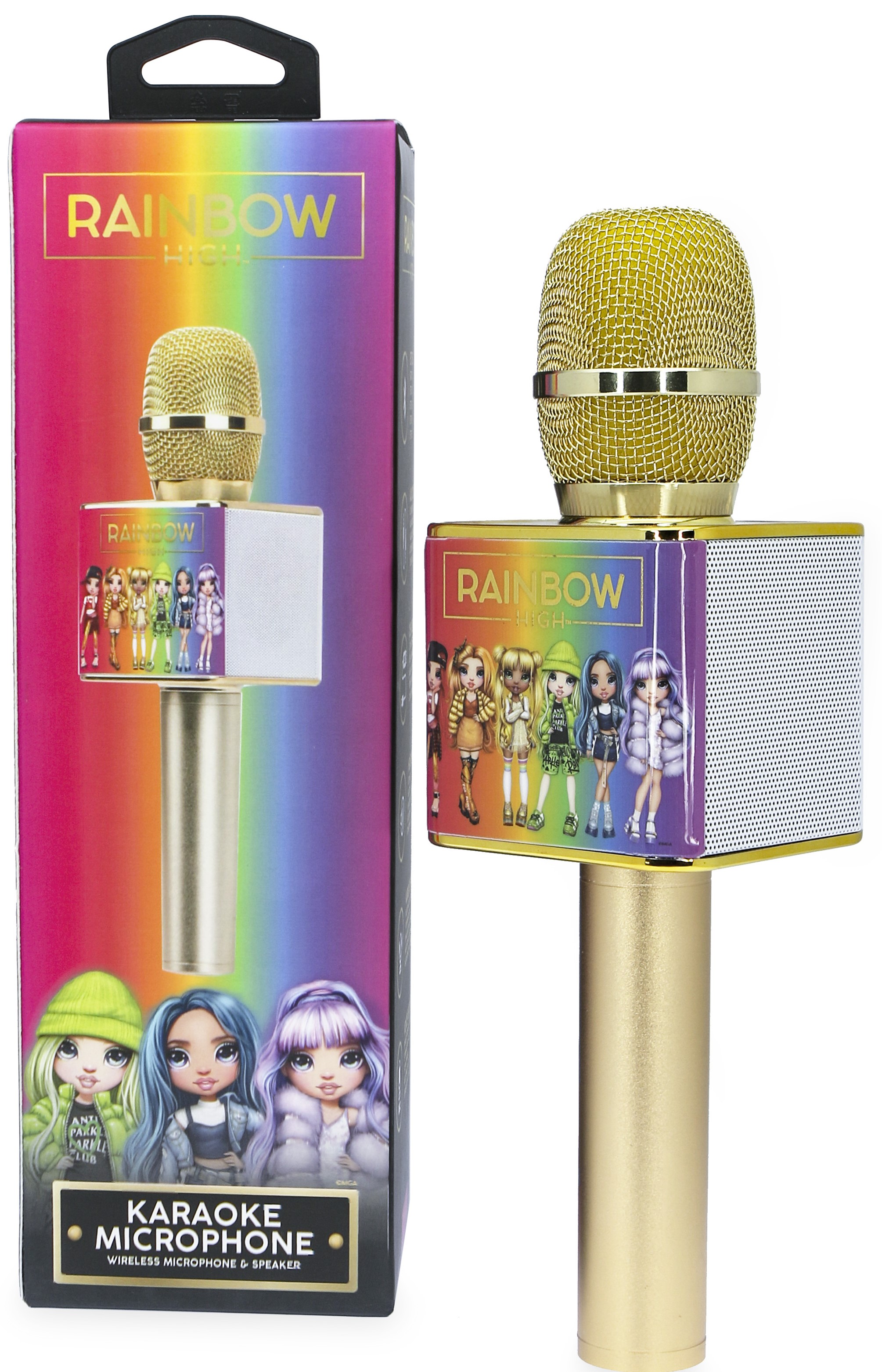  Children's microphone OTL Technologies Rainbow High Karaoke Gold