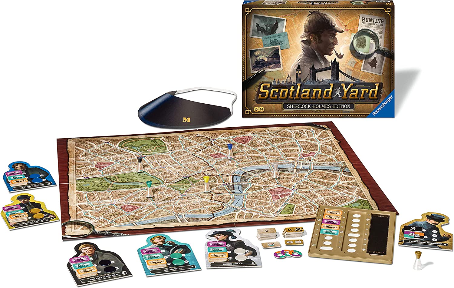 Настолна игра Scotland Yard: Sherlock Holmes Edition - семейна