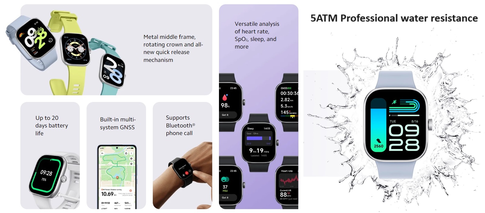 Смарт часовник Xiaomi - Redmi Watch 4