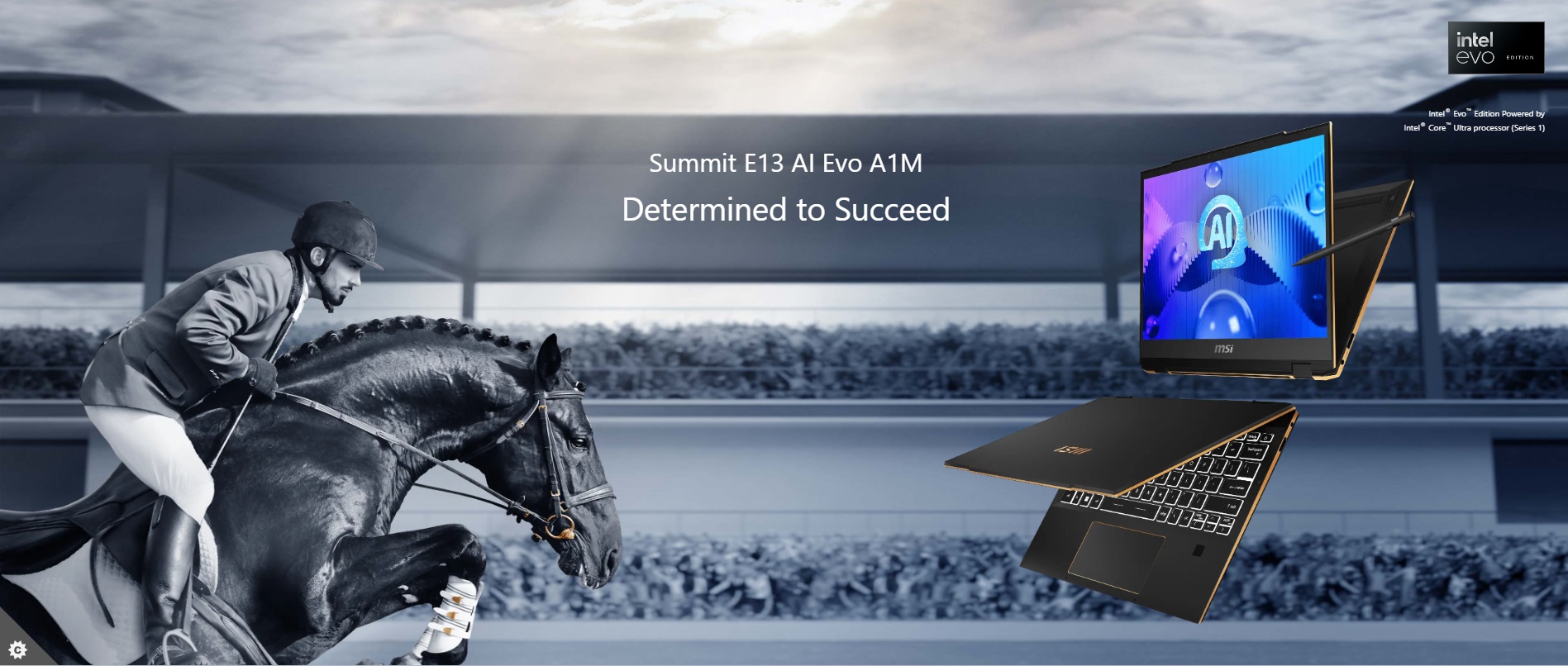 Лаптоп MSI - Summit E13 AI Evo