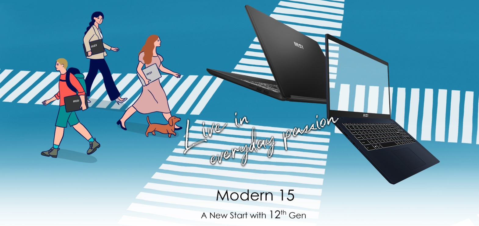 Лаптоп MSI - Modern 15