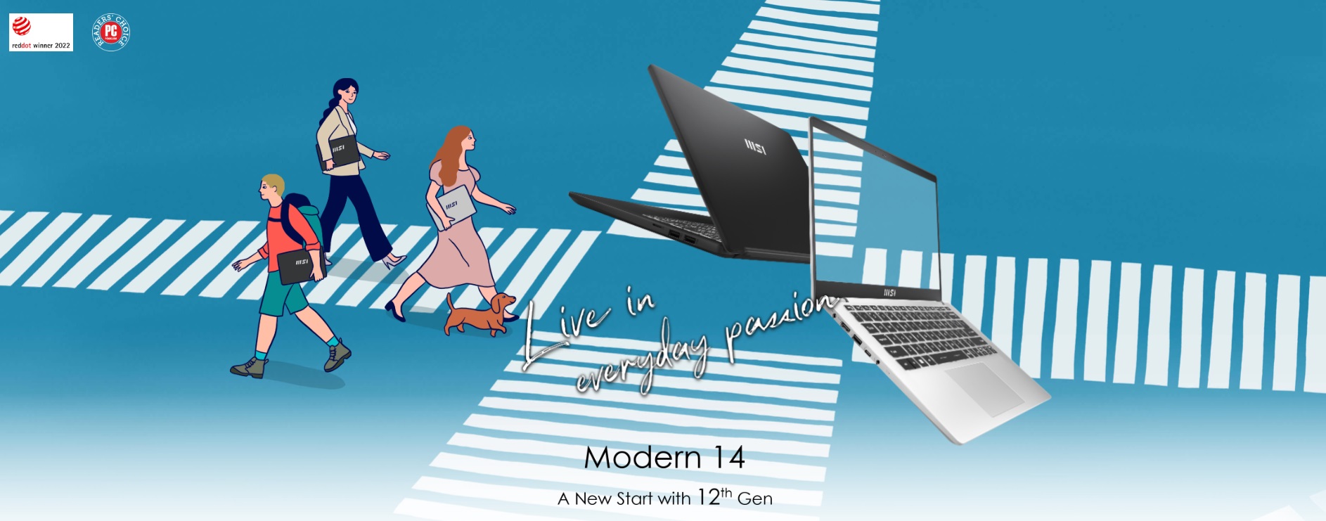 Лаптоп MSI - Modern 14 C12M