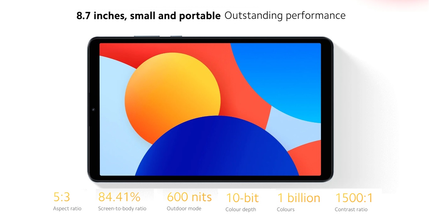 Таблет Xiaomi - Redmi Pad SE, 8.7 екран