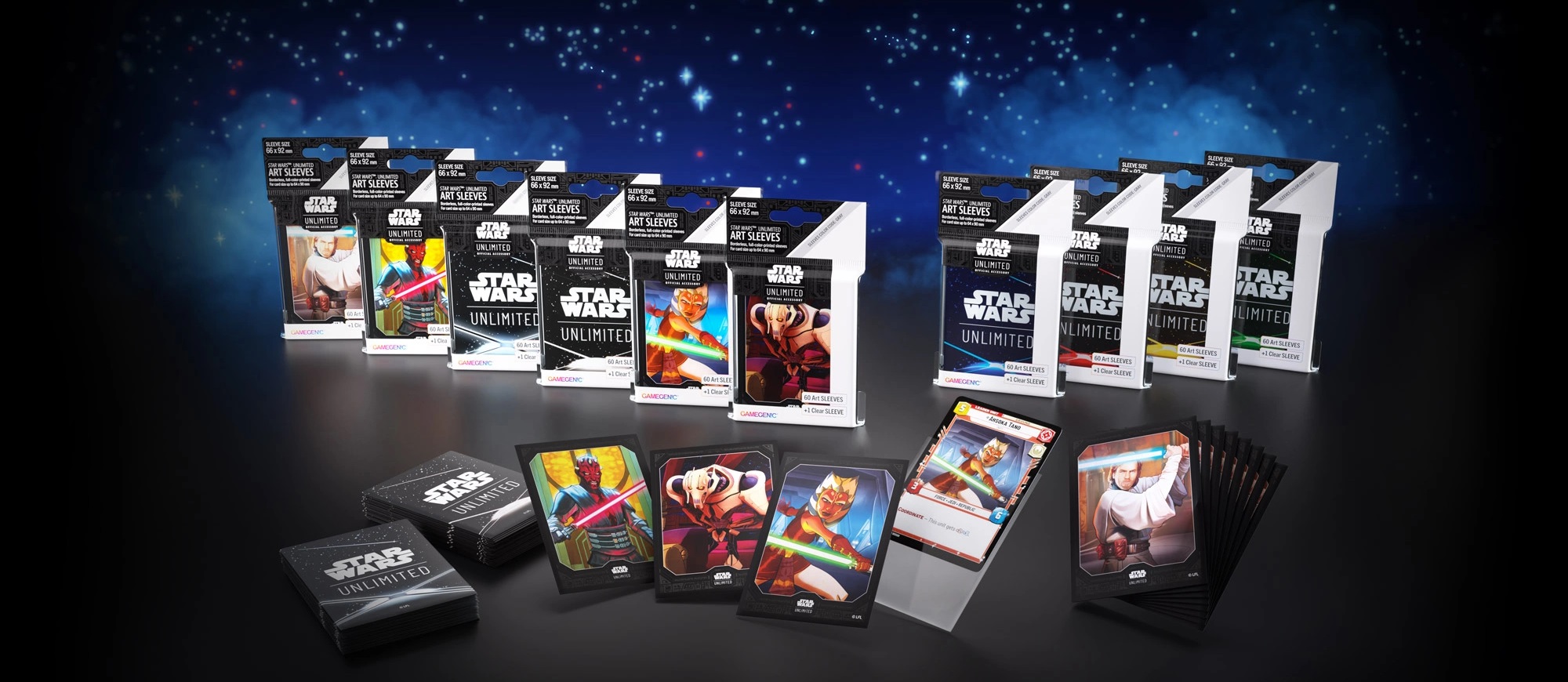  Протектори за карти Gamegenic - Star Wars: Unlimited Art Sleeves - Rey (60 бр.)  