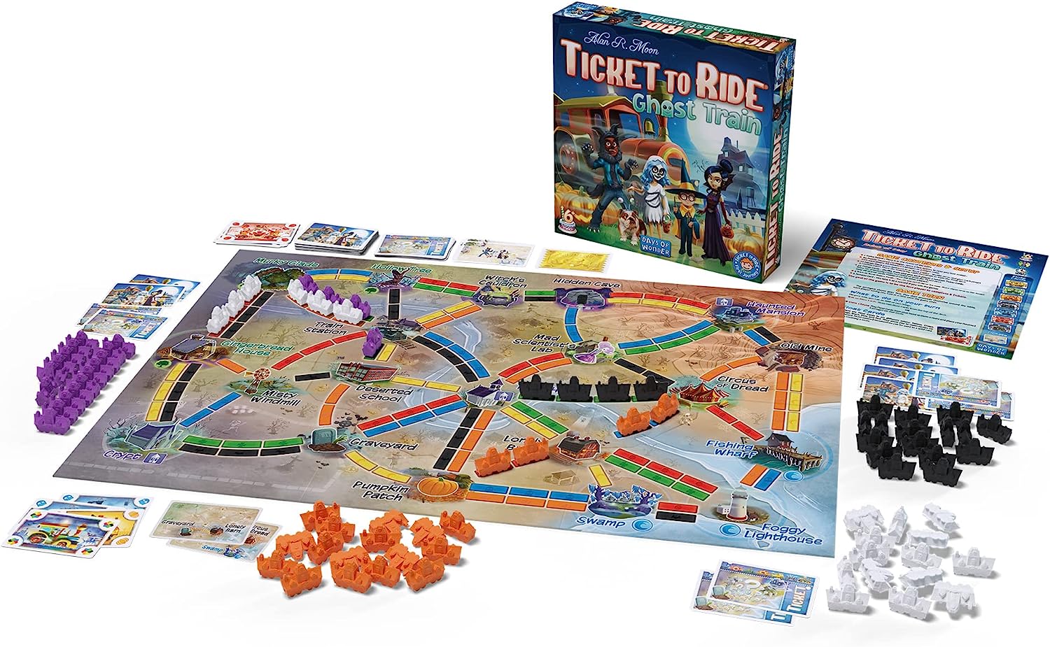 Настолна игра Ticket to Ride: Ghost Train - детска