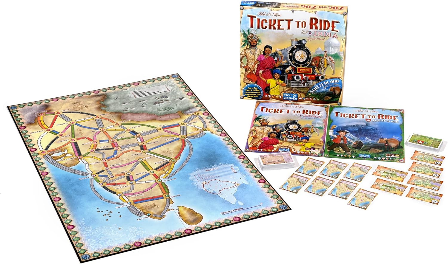  Разширение за настолна игра Ticket to Ride - India