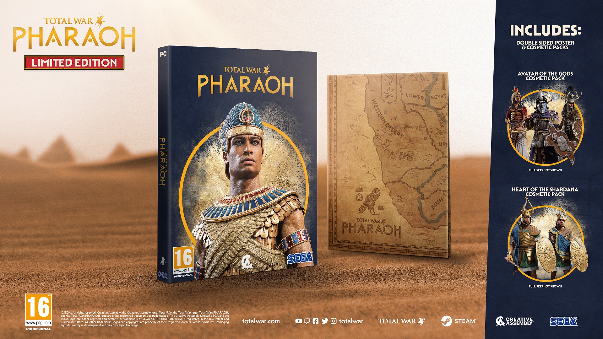 Total War: Pharaoh - Limited Edition - Код в кутия (PC) 2