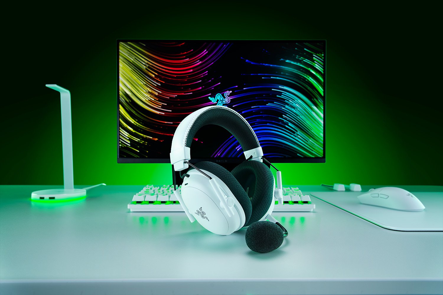 Căști de gaming Razer - BlackShark V3 Pro,fără fir, alb | Ozone.ro