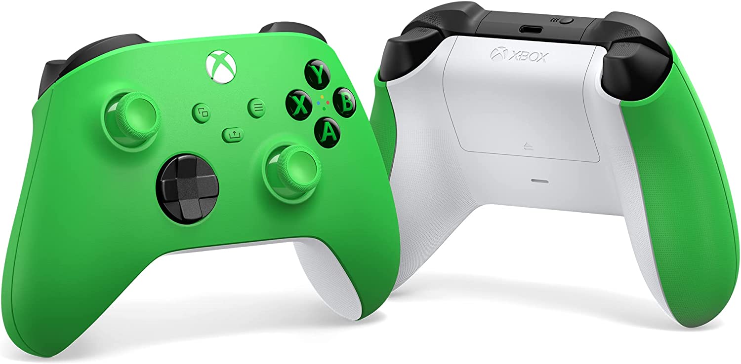Контролер Microsoft - за Xbox, безжичен, Velocity Green