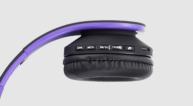 Bluetooth earphones  PowerLocus P1 purple