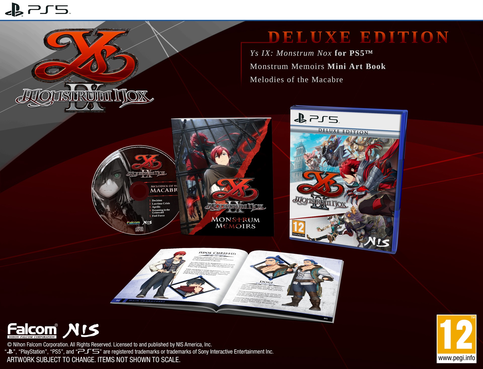 Ys IX: Monstrum Nox - Deluxe Edition (PS5)